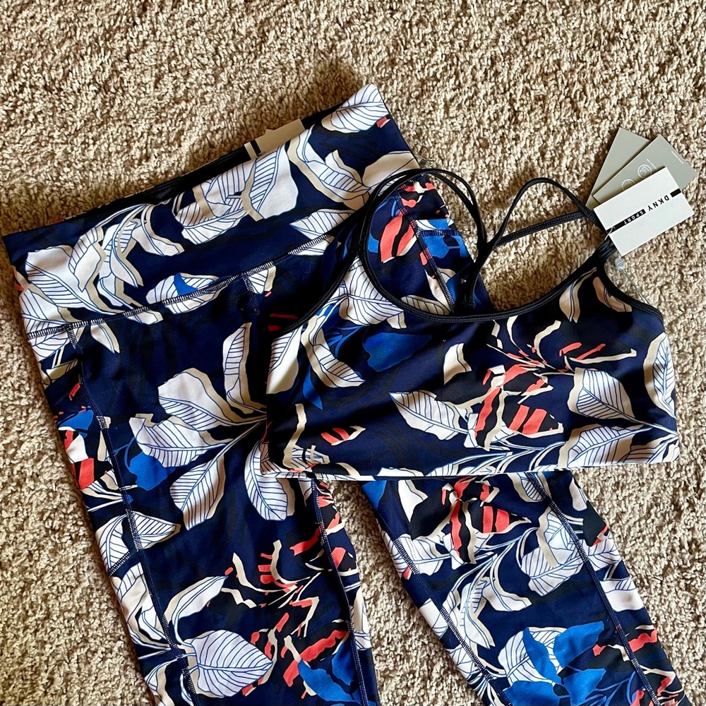 3 FOR $50: DKNY exercise bra & capri set